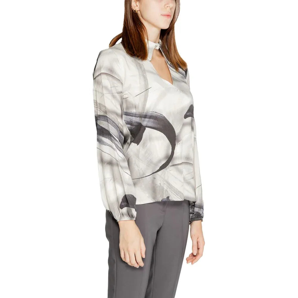 Rinascimento Gray Viscose Blouse - Zeiniez