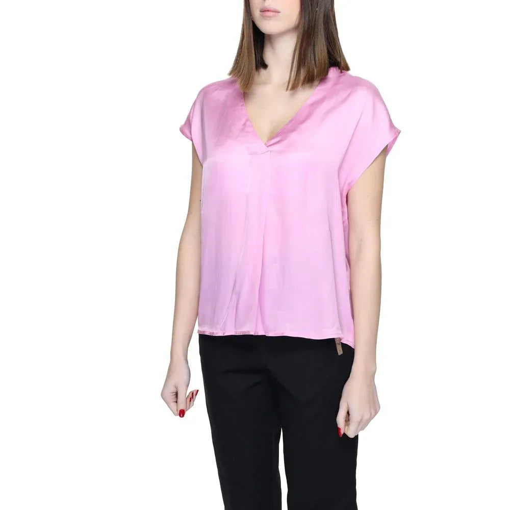 Rinascimento Multicolor Viscose Blouse - Zeiniez