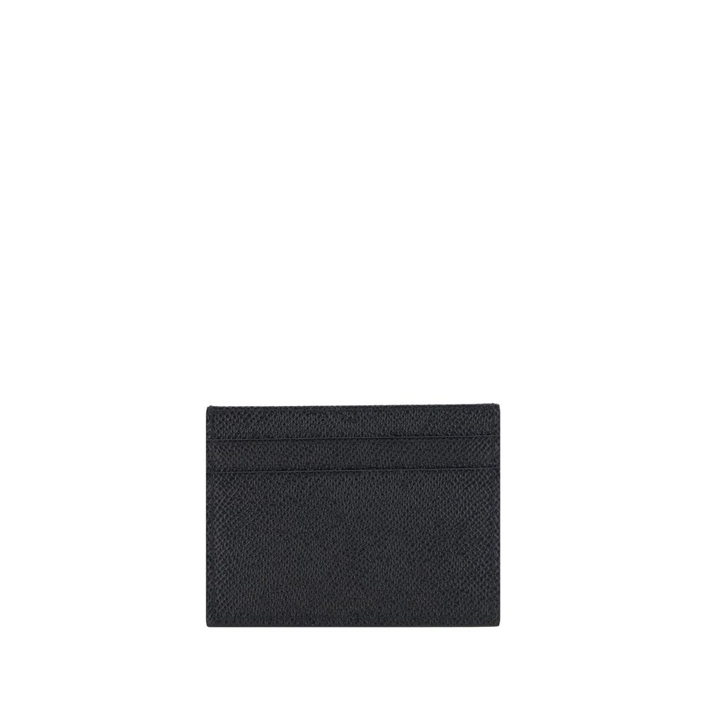 Dolce & Gabbana Black Calf Leather Bos Taurus Wallet - Zeiniez