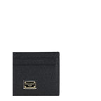Dolce & Gabbana Black Calf Leather Bos Taurus Wallet - Zeiniez