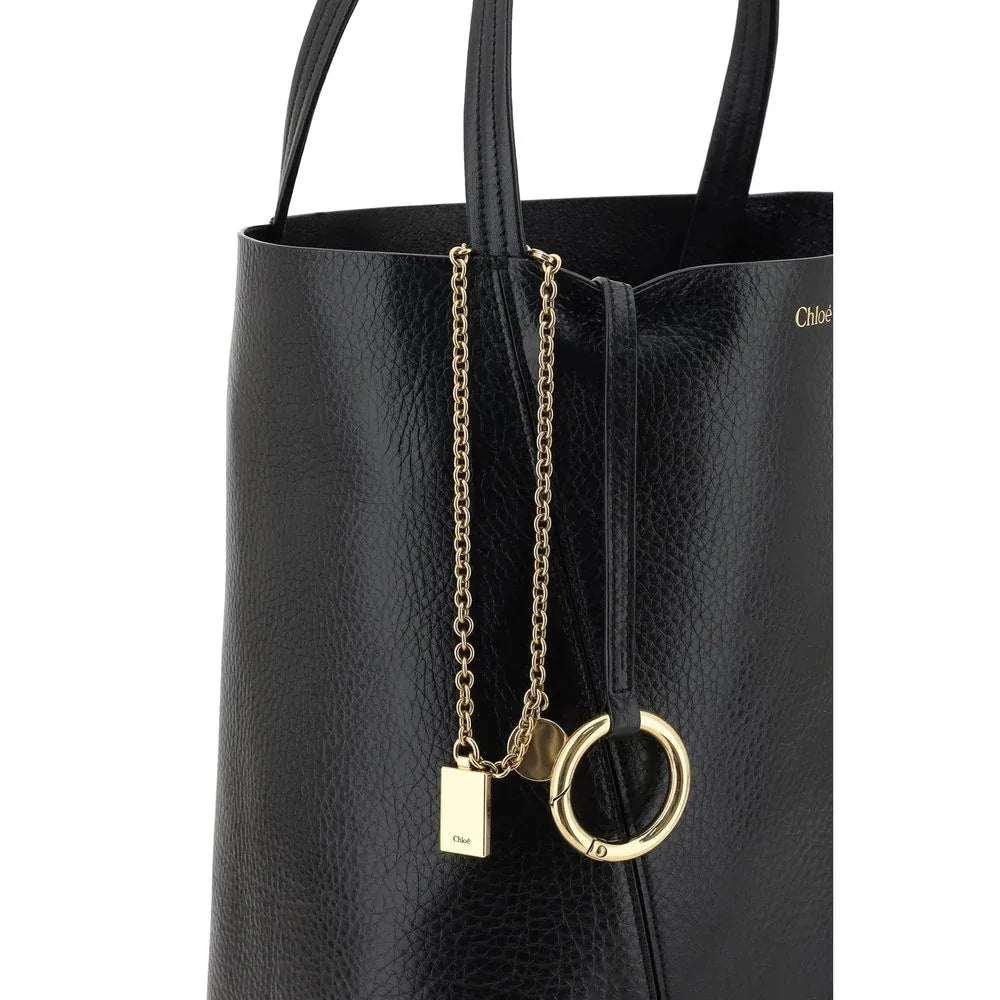 Chloé Black Calf Leather Bos Taurus Shoulder Bag - Zeiniez