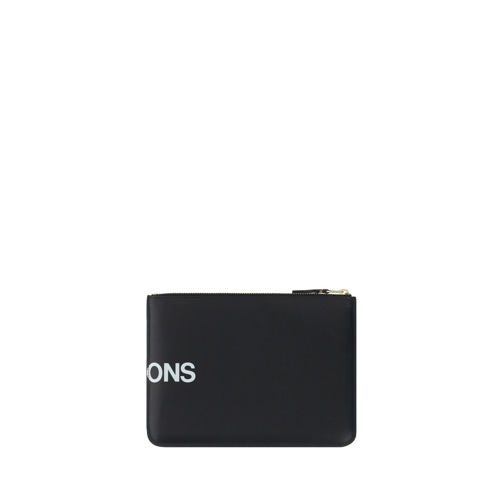 Comme Des Garçons Black Calf Leather Bos Taurus Wallet - Zeiniez