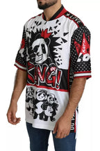 Dolce & Gabbana White King Panda Polyester T-shirt Top - Zeiniez