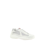 Prada White Polyamide Low Top Sneakers