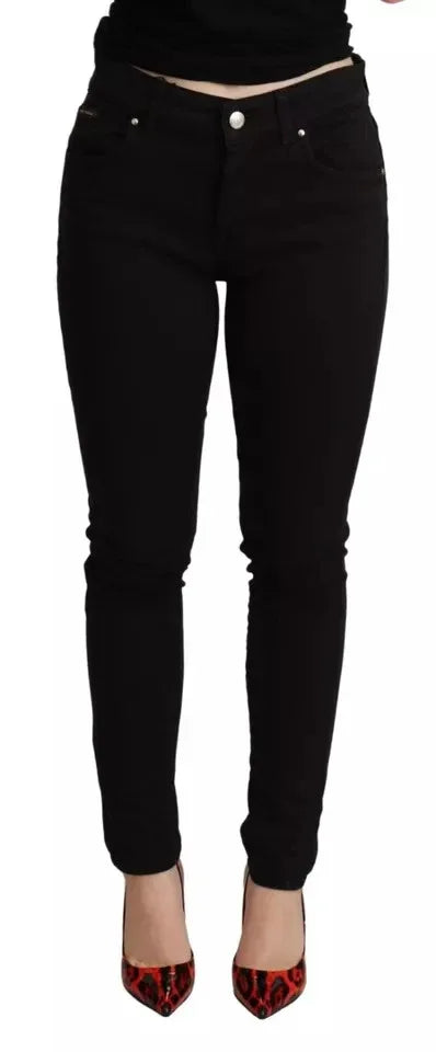 Dolce & Gabbana Black Cotton Stretch Skinny Denim Jeans - Zeiniez