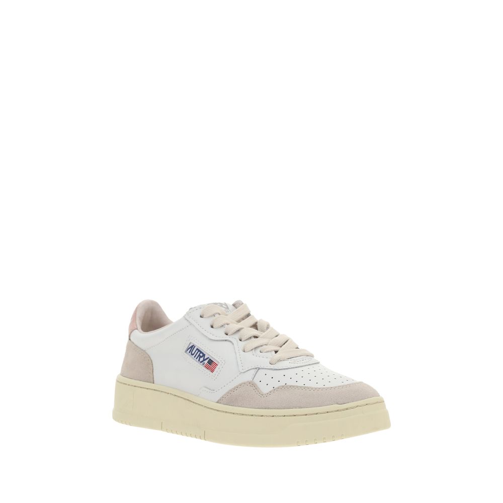 Autry White Leather Low Top Sneakers - Zeiniez