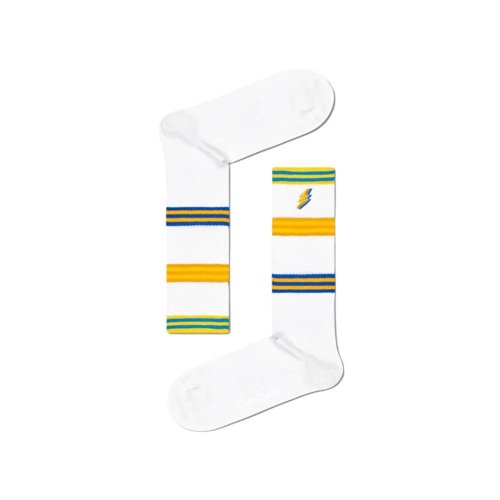 Happy Socks White Cotton Socks - Zeiniez
