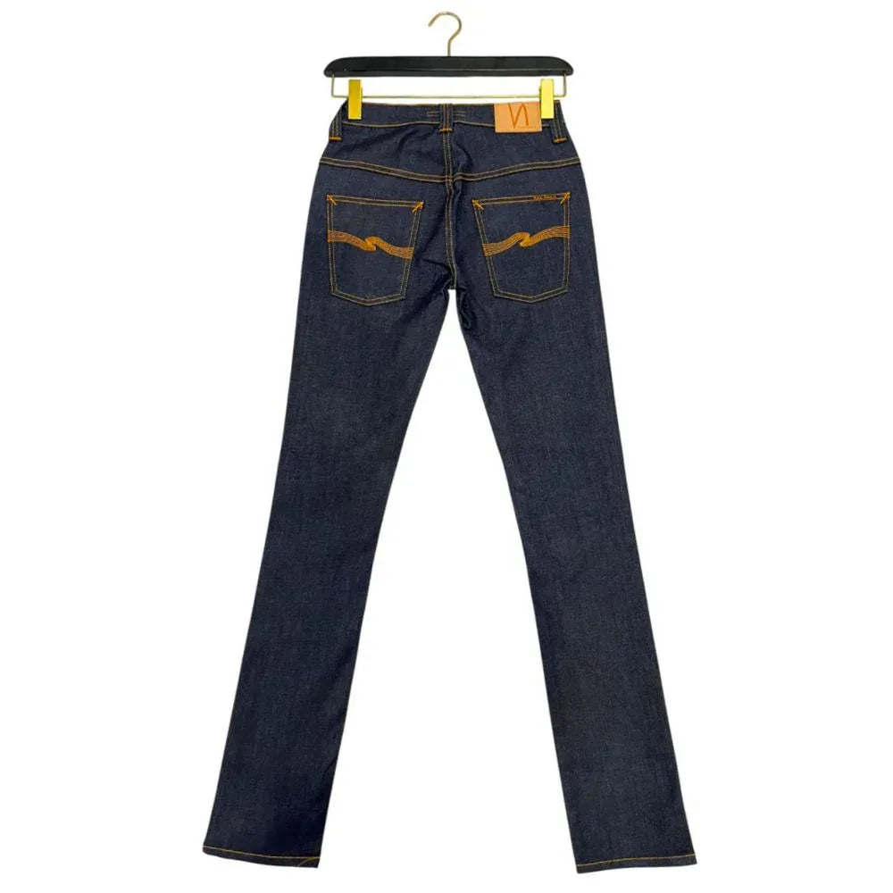 Nudie Jeans Blue Cotton Women's Jeans - Zeiniez