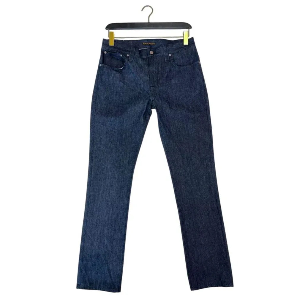 Nudie Jeans Blue Cotton Men Jeans - Zeiniez