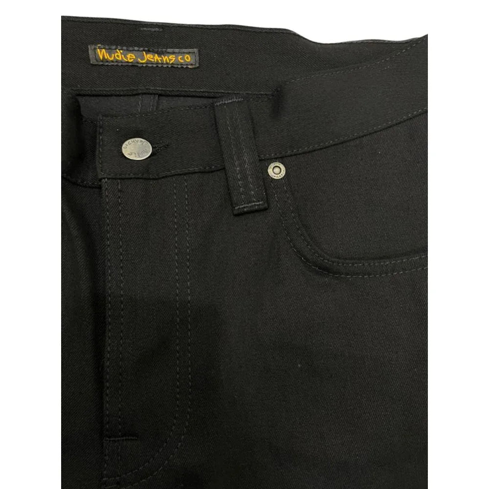 Nudie Jeans Black Cotton Men Jeans - Zeiniez