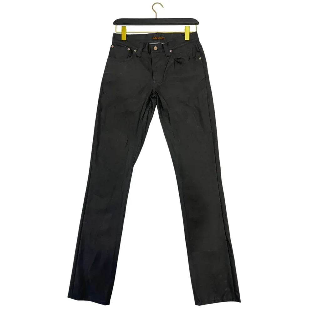 Nudie Jeans Black Cotton Men Jeans - Zeiniez