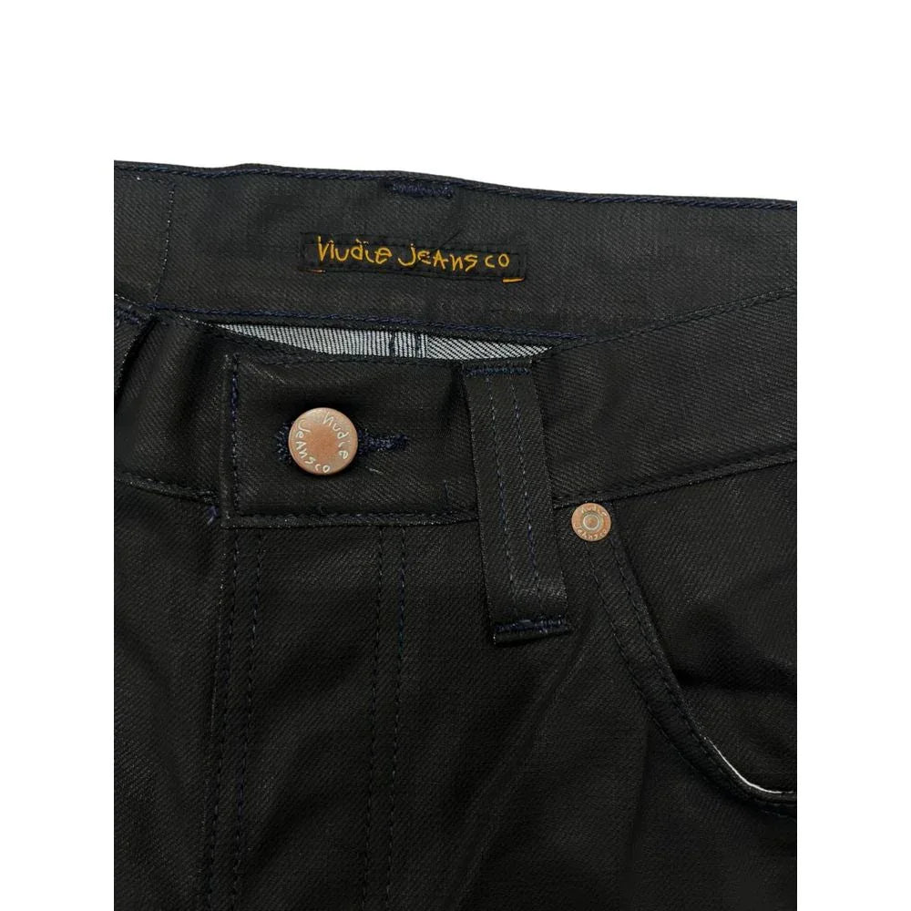 Nudie Jeans Black Cotton Men Jeans - Zeiniez