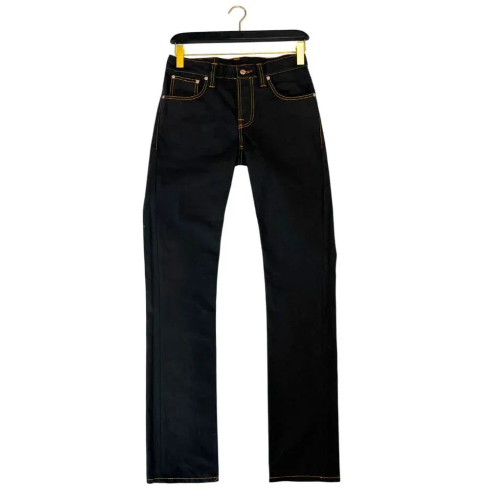 Nudie Jeans Black Cotton Men's Jean - Zeiniez