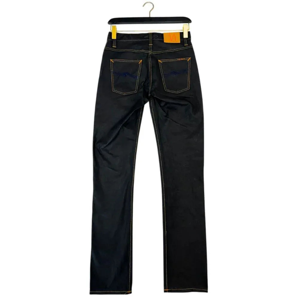 Nudie Jeans Black Cotton Men's Jean - Zeiniez