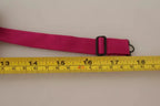 Dolce & Gabbana Pink 100% Silk Adjustable Neck Bow Tie Men - Zeiniez