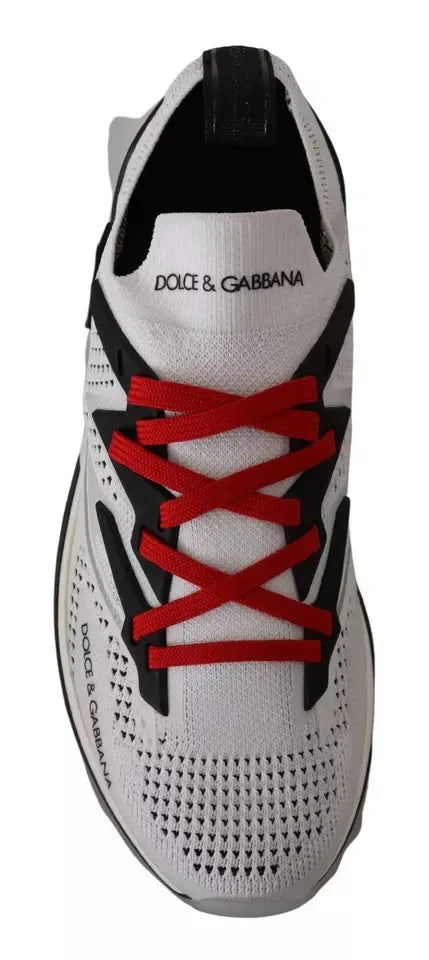 Dolce & Gabbana White SORRENTO Sport Stretch Men Shoes Sneakers - Zeiniez