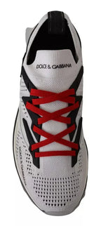 Dolce & Gabbana White SORRENTO Sport Stretch Men Shoes Sneakers - Zeiniez