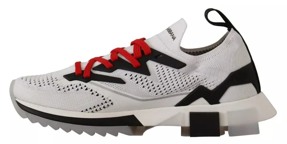 Dolce & Gabbana White SORRENTO Sport Stretch Men Shoes Sneakers - Zeiniez