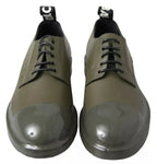 Dolce & Gabbana Green Leather Rubber Sole Dress Shoes - Zeiniez