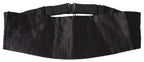 Dolce & Gabbana Black Silk Dotted Waist Tuxedo Belt Cummerbund - Zeiniez