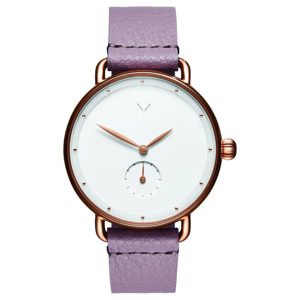 MVMT Multicolor Leather Dress Watch