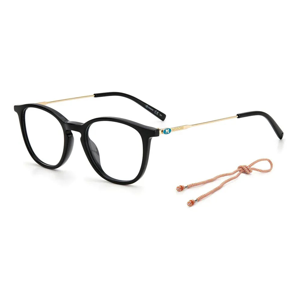 M Missoni Black Acetate Glasses (Frames) - Zeiniez