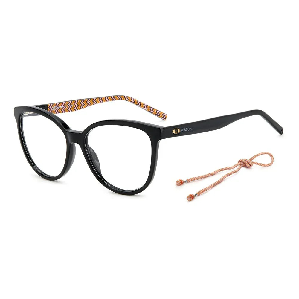 M Missoni Black Acetate Glasses (Frames) - Zeiniez