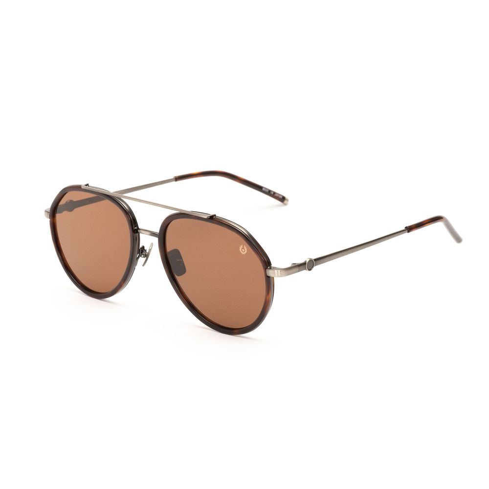 Belstaff Brown Titanium Sunglasses - Zeiniez