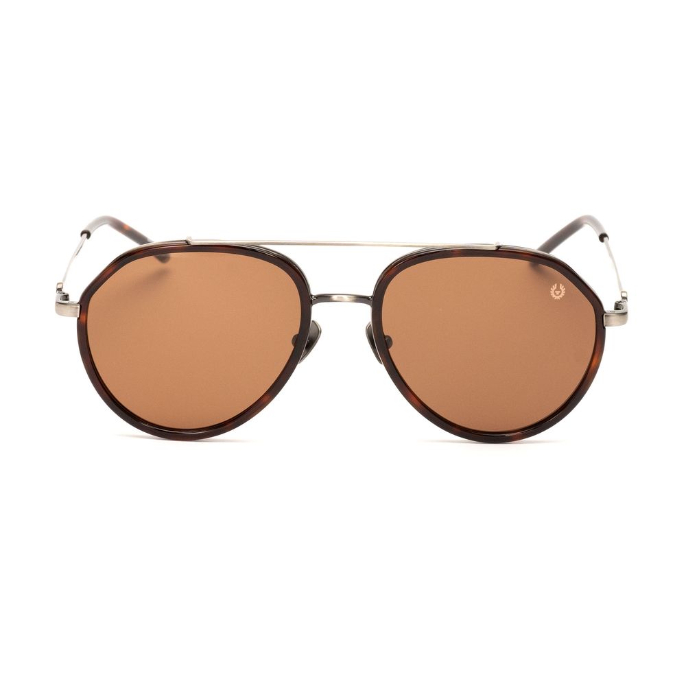 Belstaff Brown Titanium Sunglasses - Zeiniez
