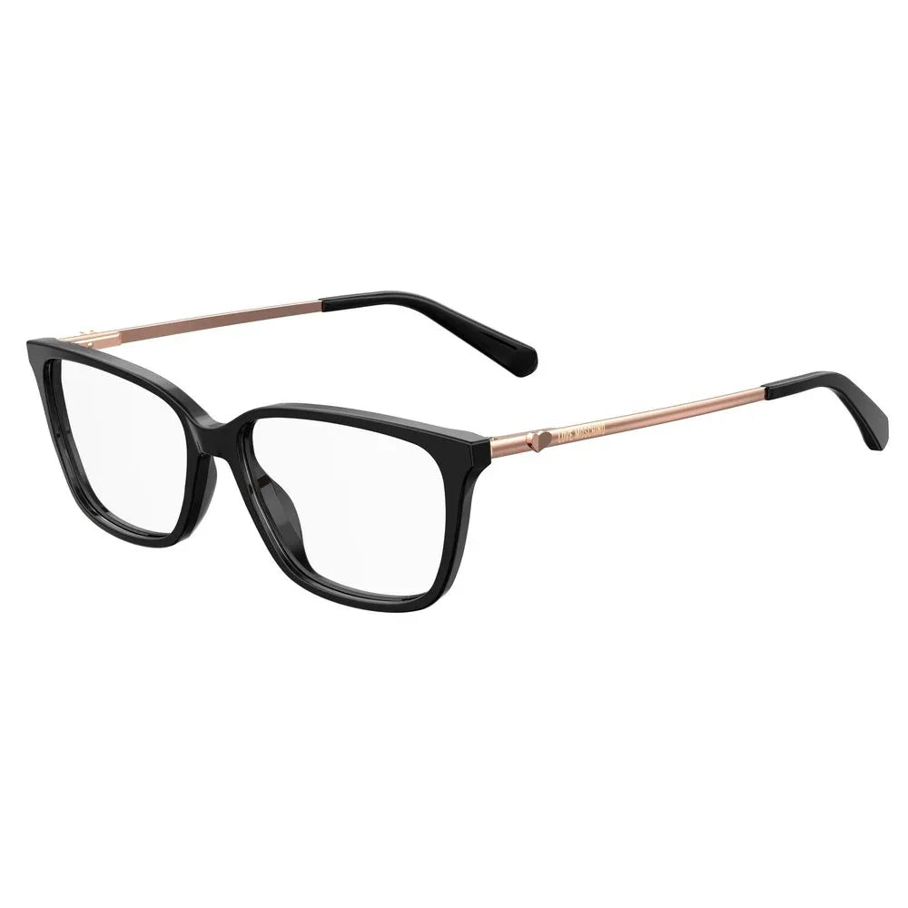 Love Moschino Black Acetate Glasses (Frames) - Zeiniez
