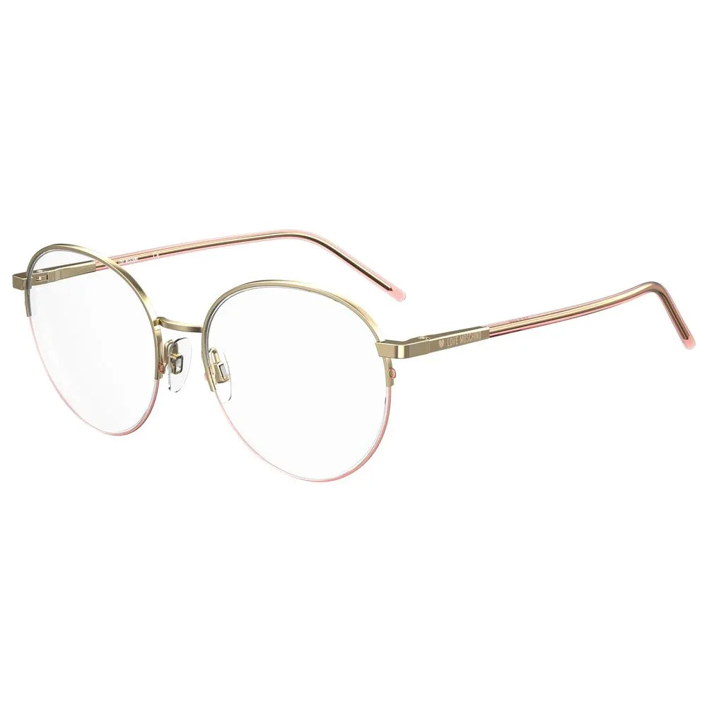Love Moschino Rose Gold Metal Glasses (Frames) - Zeiniez