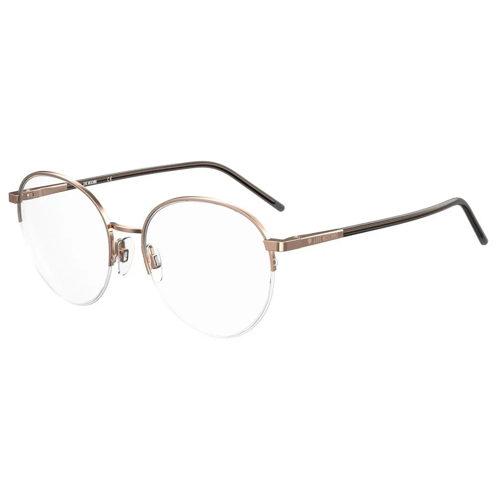 Love Moschino Gold Metal Glasses (Frames) - Zeiniez