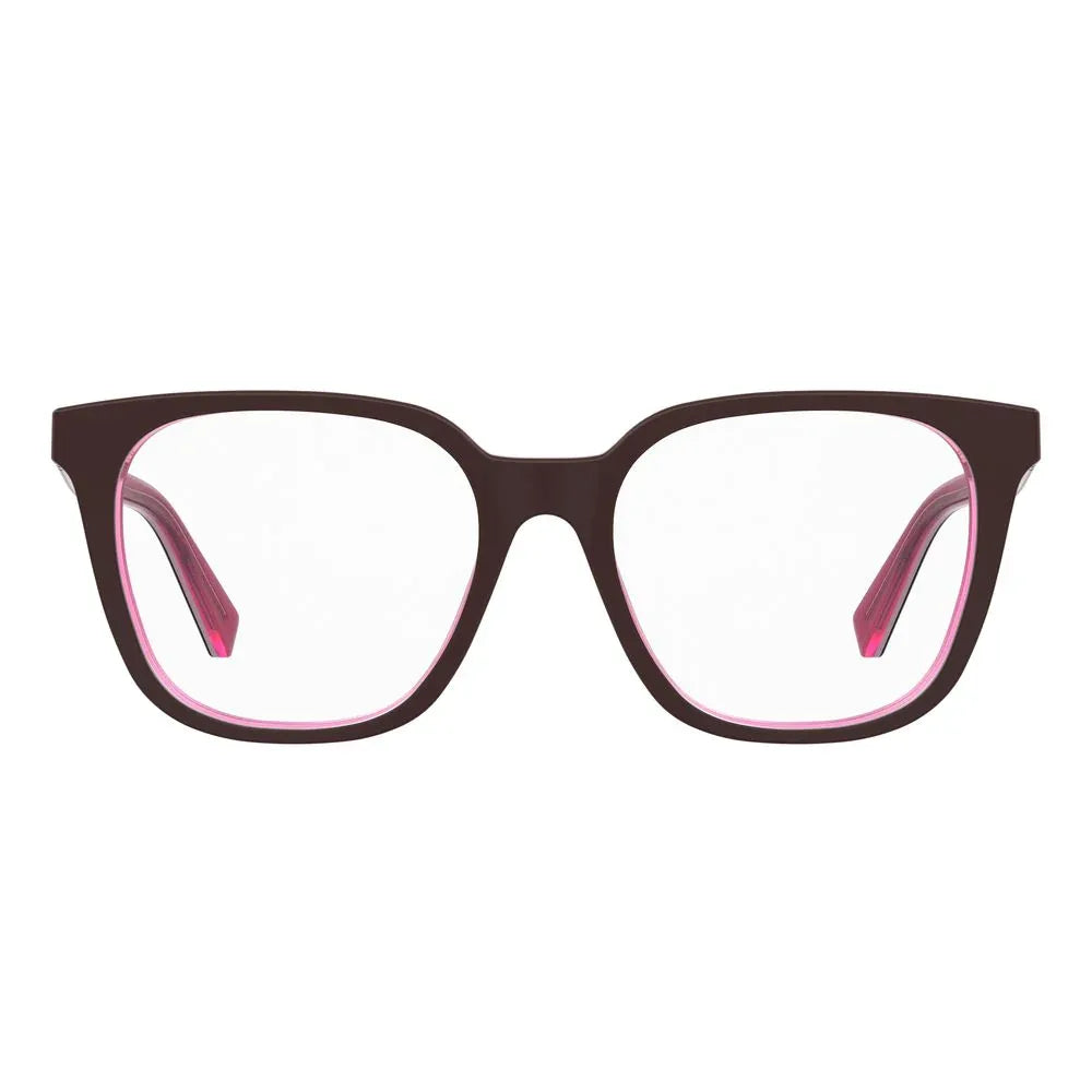 Love Moschino Burgundy Acetate Glasses (Frames) - Zeiniez