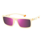 Polaroid White Rubber Sunglasses - Zeiniez