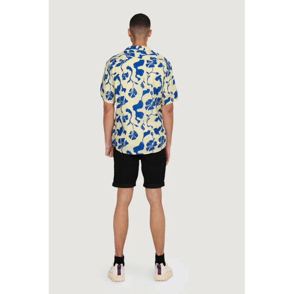 Only & Sons Bicolor Viscose Shortsleeve Shirt - Zeiniez