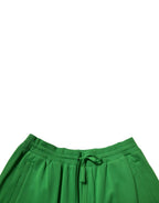 Dolce & Gabbana Green Cotton Blend Men Bermuda Shorts - Zeiniez