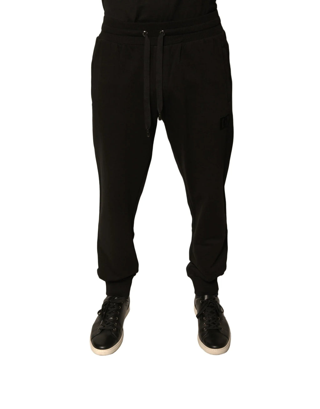 Dolce & Gabbana Black Cotton Jogger Men Sweatpants Pants - Zeiniez
