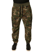 Dolce & Gabbana Multicolor Camouflage Cargo Sweatpants Pants - Zeiniez