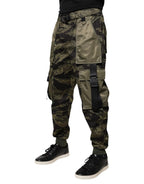 Dolce & Gabbana Green Cotton Jogger Cargo Pants - Zeiniez