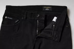 Dolce & Gabbana Black Cotton Tattered Skinny Denim Logo Jeans - Zeiniez