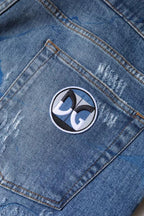 Dolce & Gabbana Blue Cotton Stretch Tattered Skinny Denim Jeans - Zeiniez