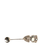 Dolce & Gabbana Silver 925 Sterling Silver Crystals Pin Collar Brooch - Zeiniez