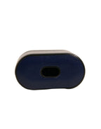 Dolce & Gabbana Blue Leather Logo Print Flip Holder Airpods Case - Zeiniez