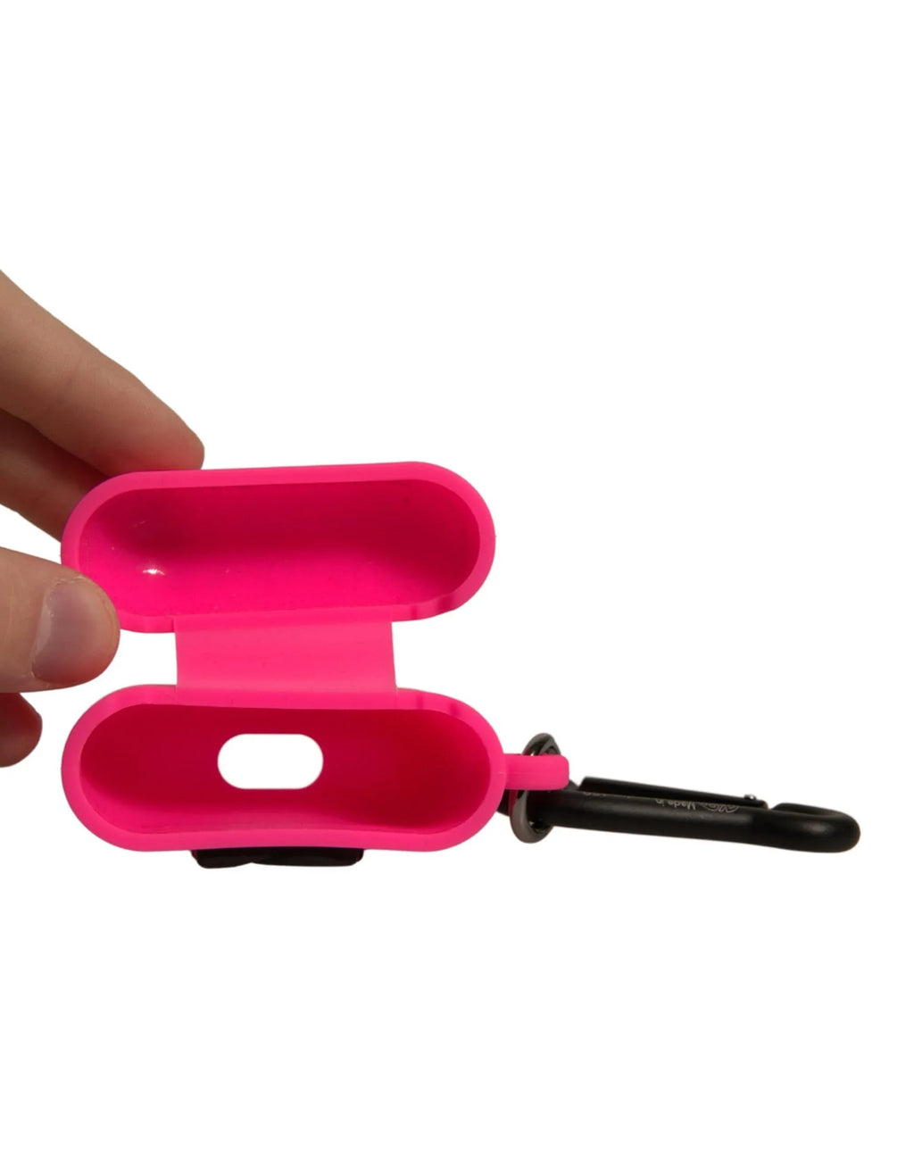 Dolce & Gabbana Pink Silicone Rubber Logo Embossed Airpods Case - Zeiniez