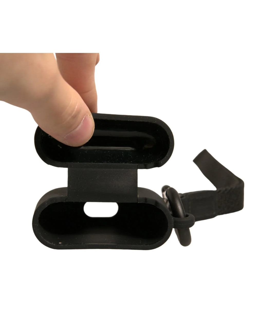 Dolce & Gabbana Black Silicone Rubber Logo Embossed Airpods Case - Zeiniez