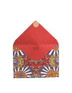 Dolce & Gabbana Multicolor Carretto Siciliano Envelope Post Card Holder - Zeiniez