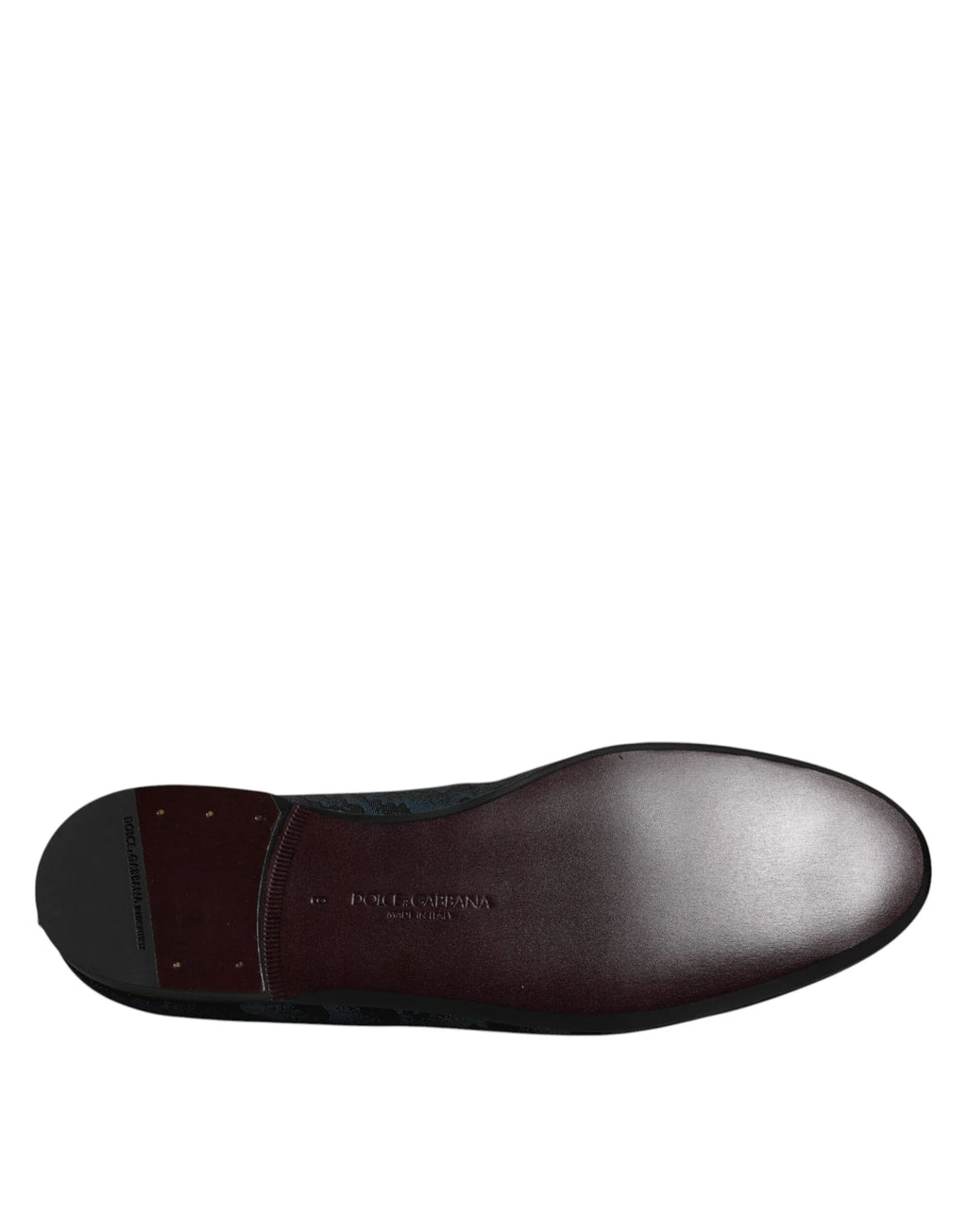 Dolce & Gabbana Blue Black Flats Men Loafers Dress Shoes - Zeiniez