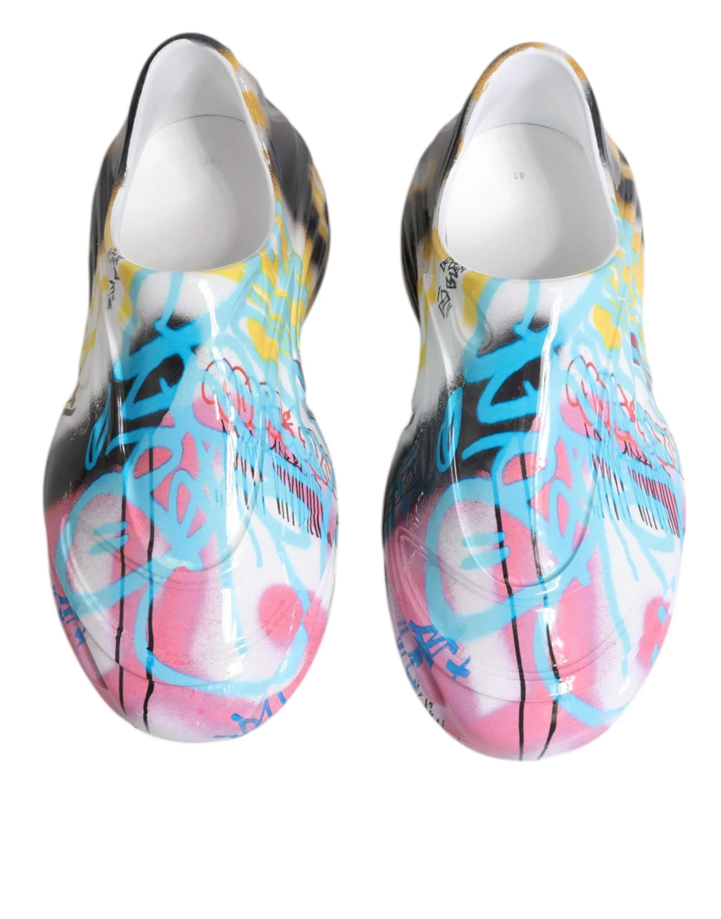 Dolce & Gabbana Multicolor Graffiti Daymaster Sneakers Shoes - Zeiniez
