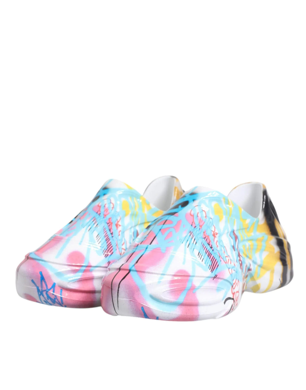 Dolce & Gabbana Multicolor Graffiti Daymaster Sneakers Shoes - Zeiniez