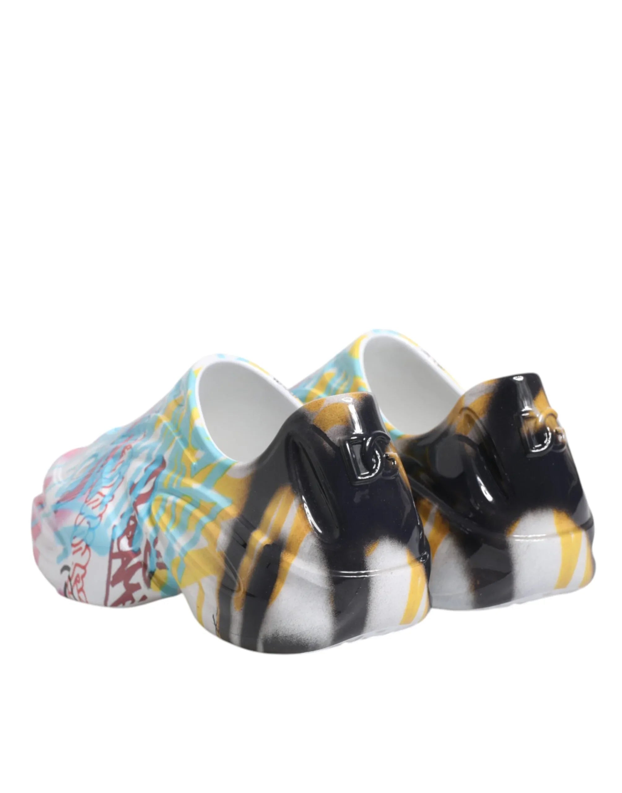 Dolce & Gabbana Multicolor Graffiti Daymaster Sneakers Shoes - Zeiniez